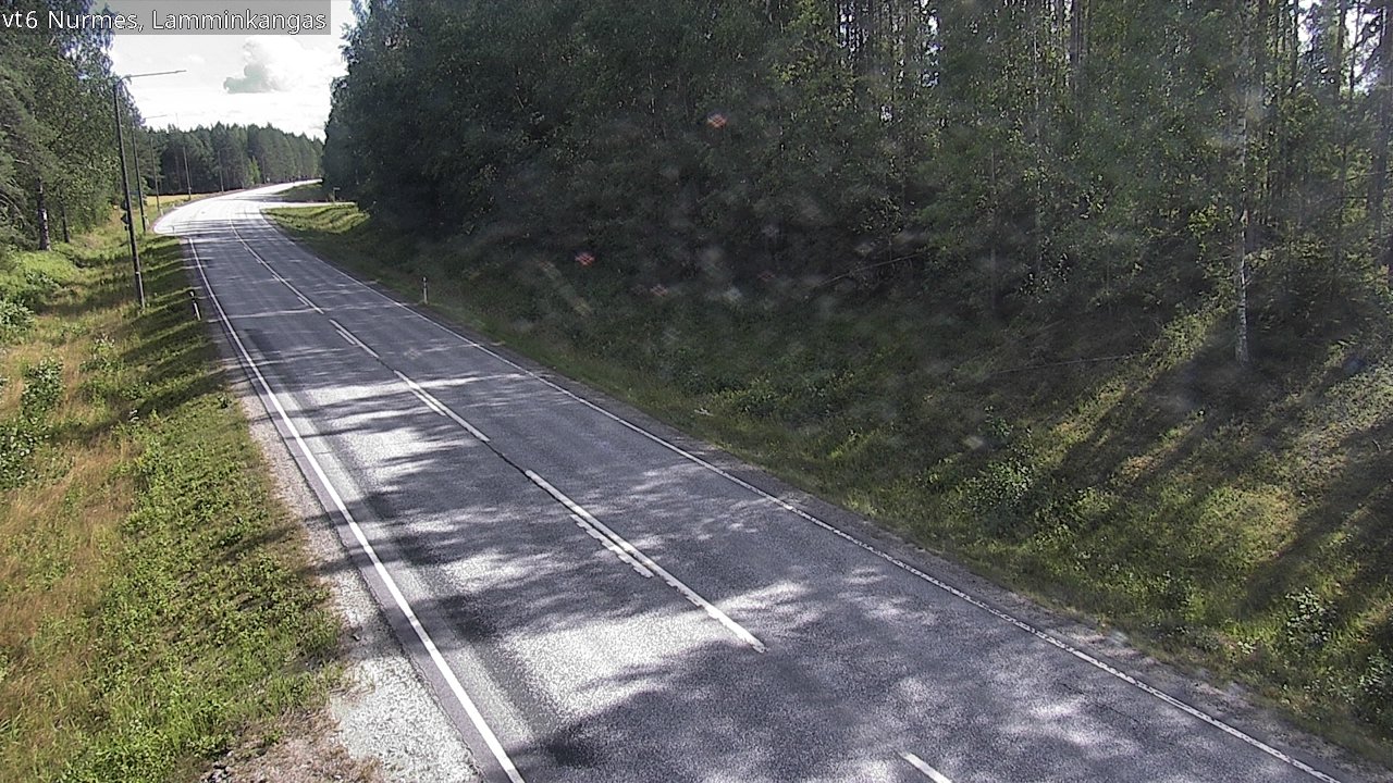 Weather Camera Image Road 6 Nurmes, Lamminkangas, Nurmes, Pohjois-Karjala