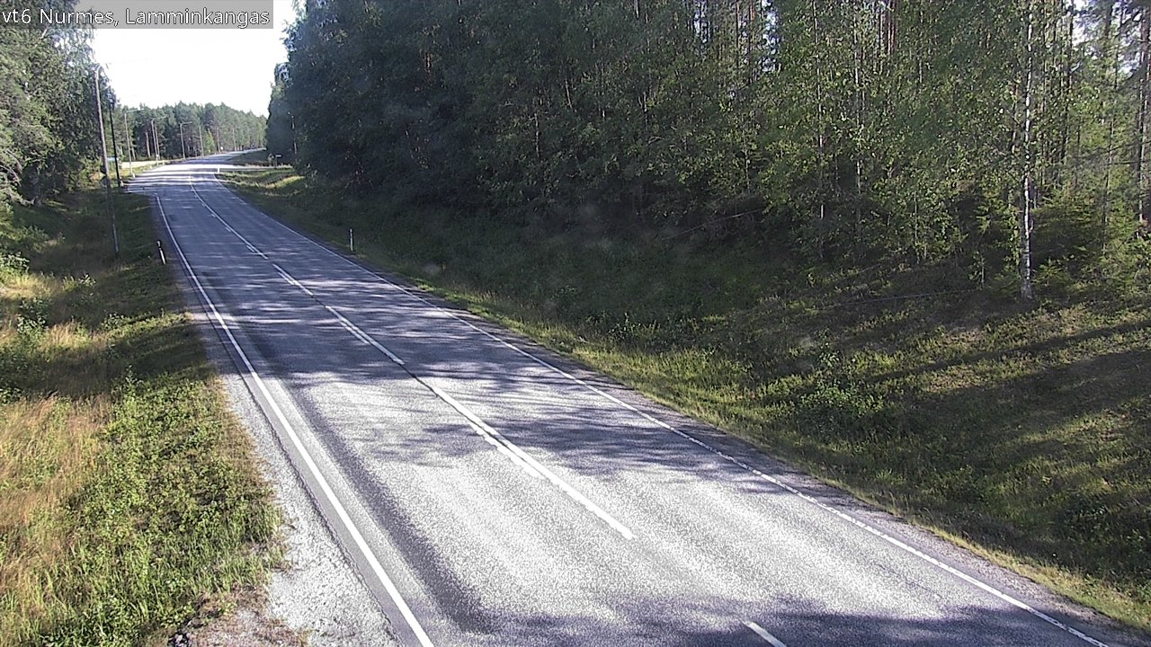 Weather Camera Image Road 6 Nurmes, Lamminkangas, Nurmes, Pohjois-Karjala