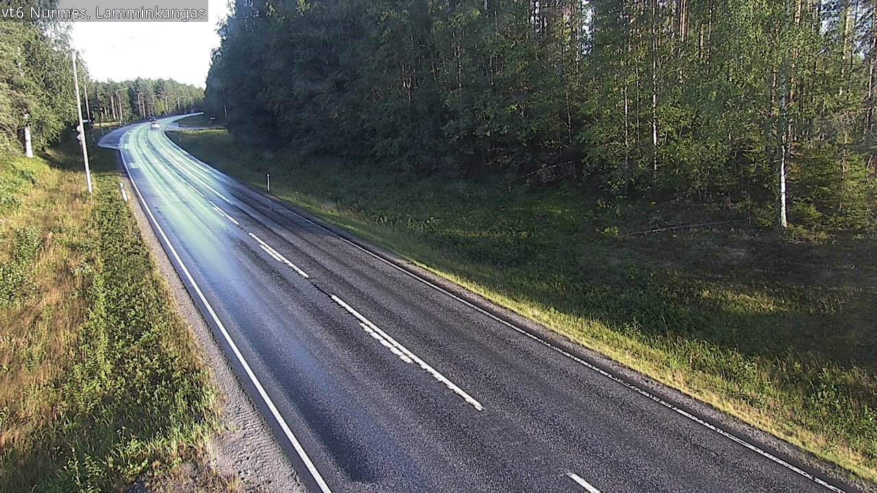 Weather Camera Image Road 6 Nurmes, Lamminkangas, Nurmes, Pohjois-Karjala
