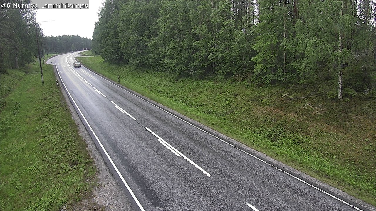 Weather Camera Image Väg 6 Nurmes, Lamminkangas, Nurmes, Pohjois-Karjala