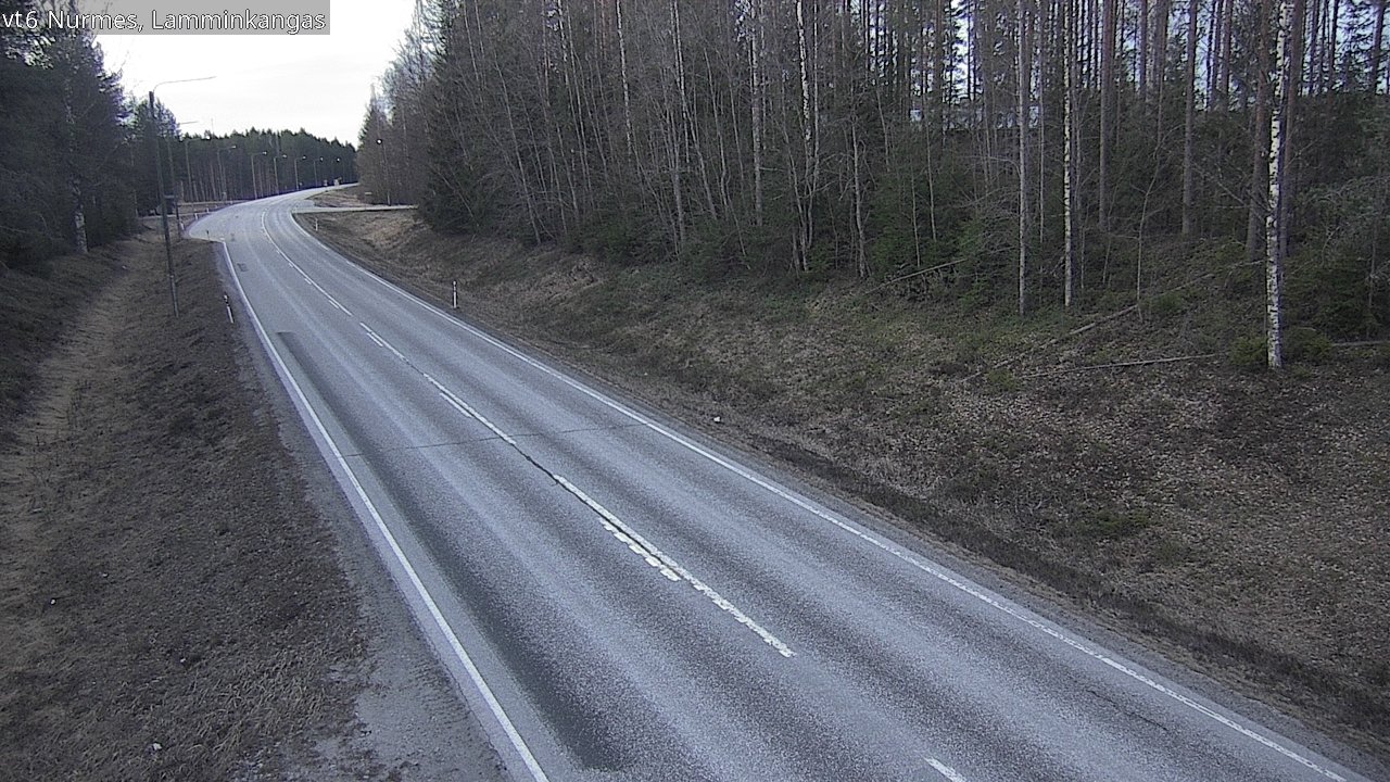 Weather Camera Image Road 6 Nurmes, Lamminkangas, Nurmes, Pohjois-Karjala