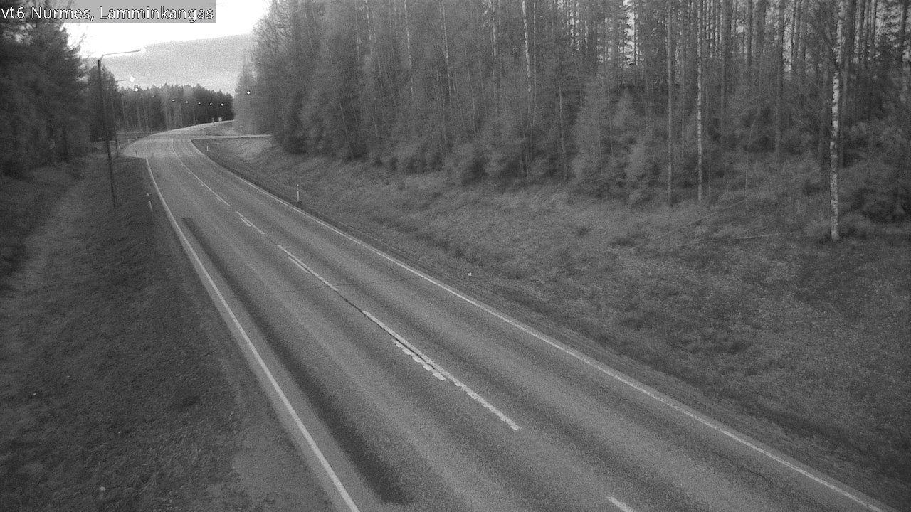 Weather Camera Image Road 6 Nurmes, Lamminkangas, Nurmes, Pohjois-Karjala