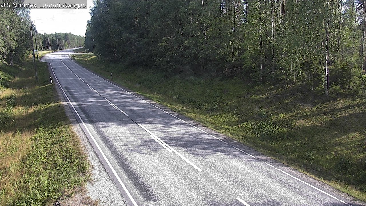 Weather Camera Image Road 6 Nurmes, Lamminkangas, Nurmes, Pohjois-Karjala