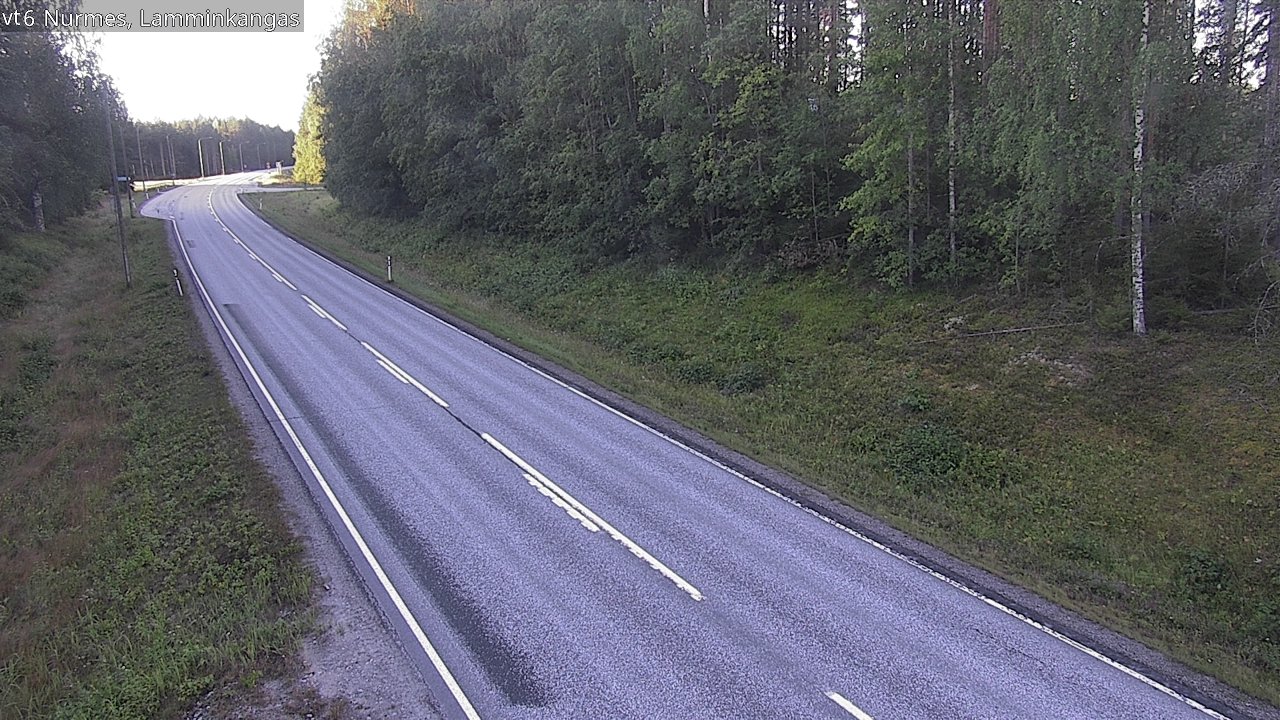 Weather Camera Image Road 6 Nurmes, Lamminkangas, Nurmes, Pohjois-Karjala