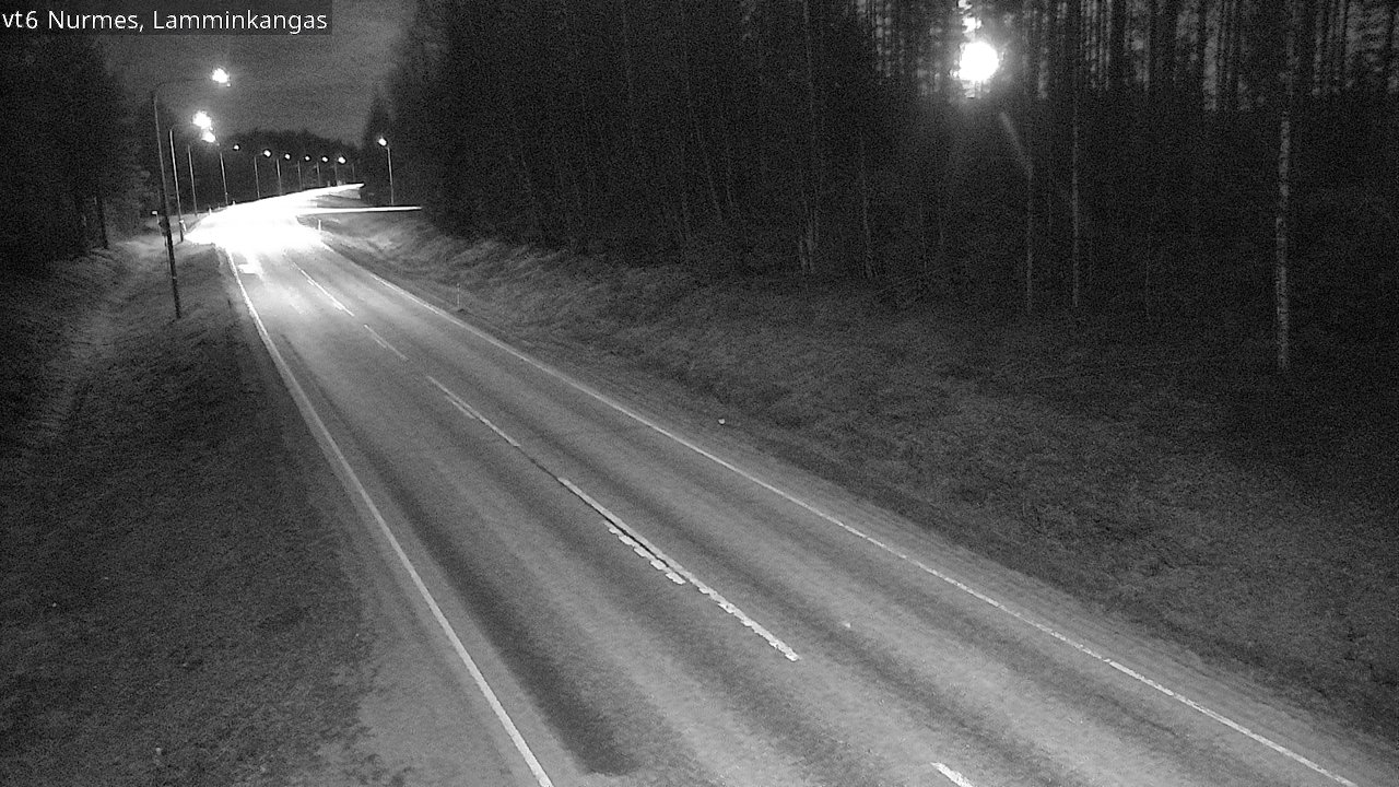 Weather Camera Image Road 6 Nurmes, Lamminkangas, Nurmes, Pohjois-Karjala