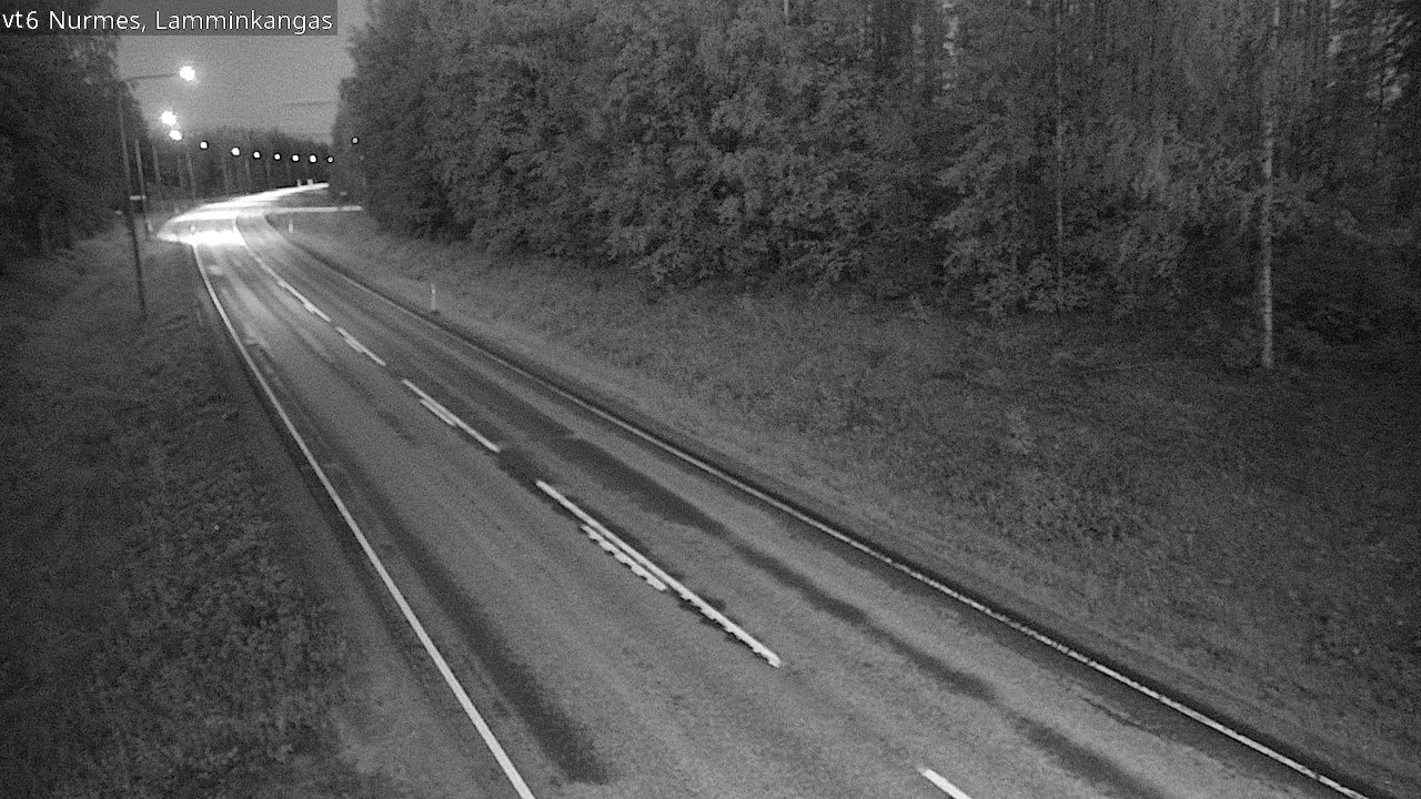 Weather Camera Image Road 6 Nurmes, Lamminkangas, Nurmes, Pohjois-Karjala