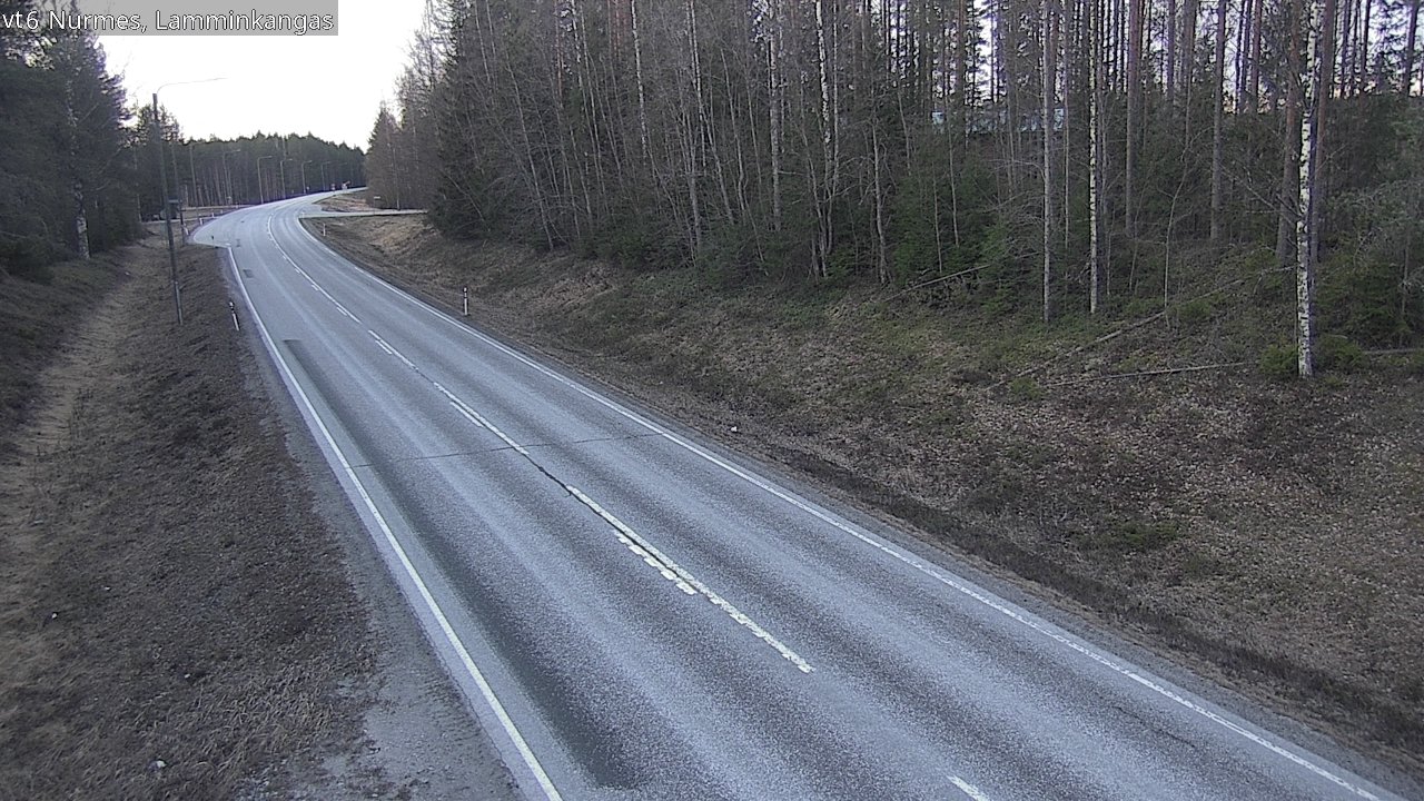 Weather Camera Image Road 6 Nurmes, Lamminkangas, Nurmes, Pohjois-Karjala