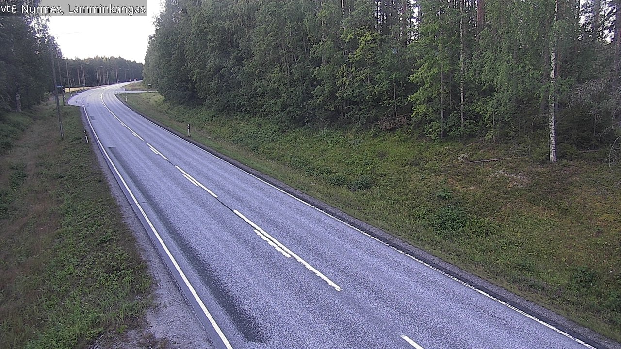 Weather Camera Image Road 6 Nurmes, Lamminkangas, Nurmes, Pohjois-Karjala