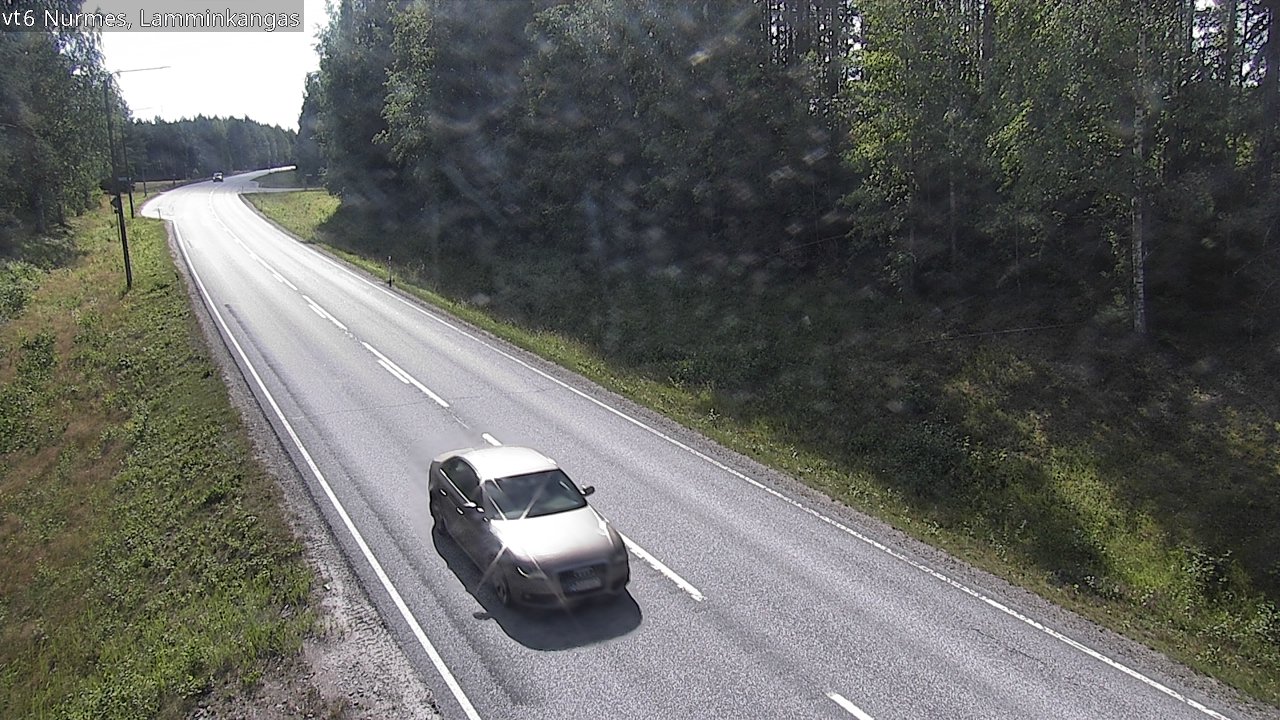 Weather Camera Image Road 6 Nurmes, Lamminkangas, Nurmes, Pohjois-Karjala