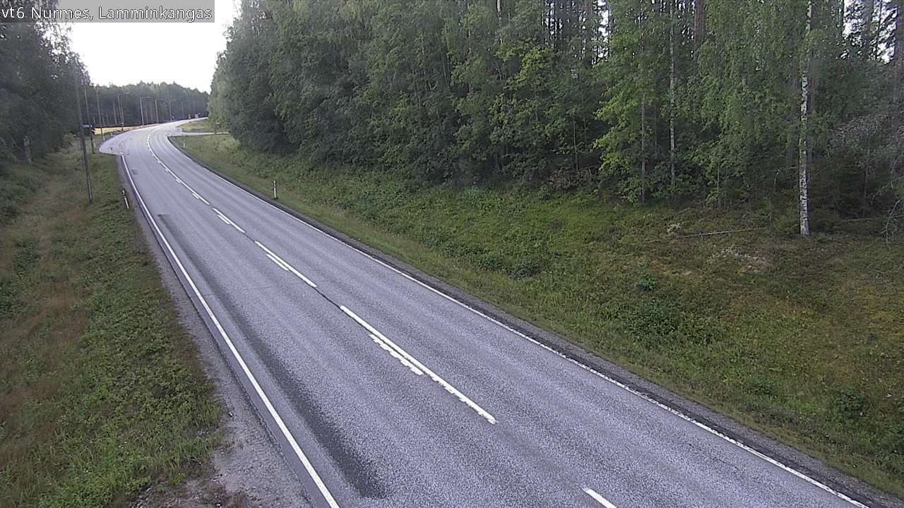 Weather Camera Image Road 6 Nurmes, Lamminkangas, Nurmes, Pohjois-Karjala