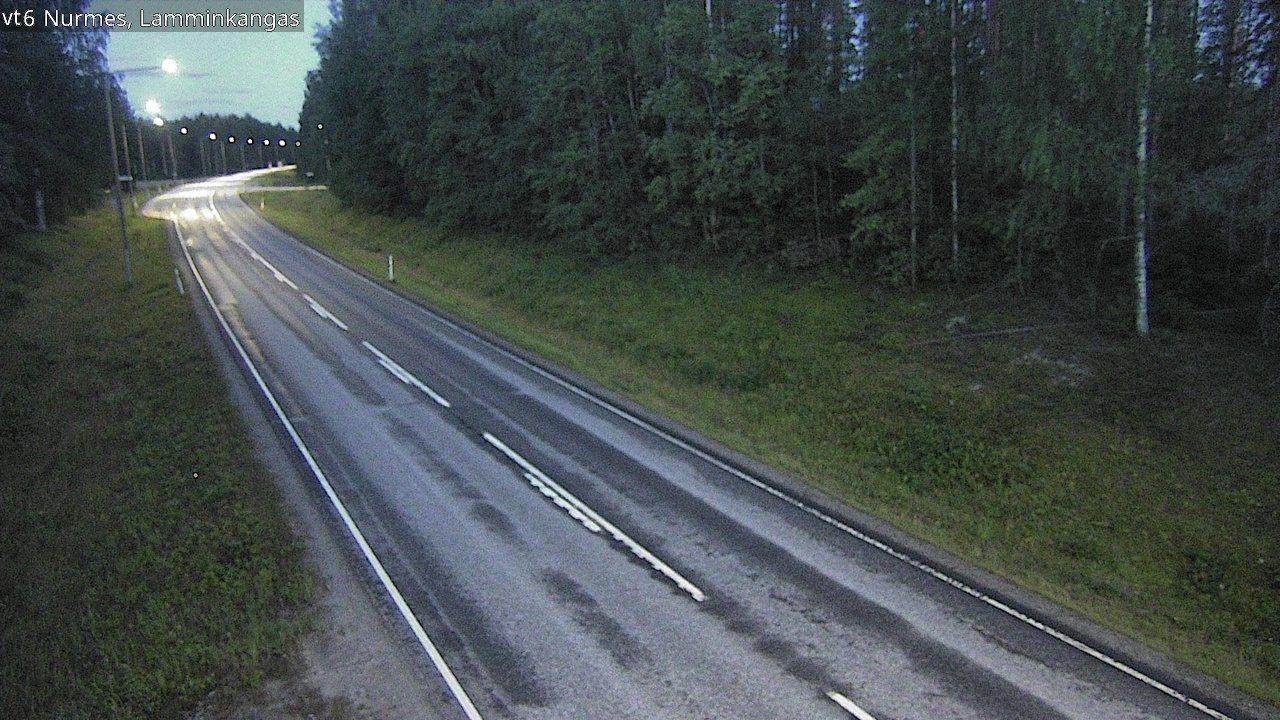 Weather Camera Image Road 6 Nurmes, Lamminkangas, Nurmes, Pohjois-Karjala