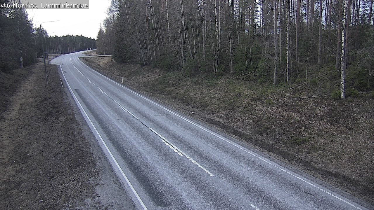 Weather Camera Image Road 6 Nurmes, Lamminkangas, Nurmes, Pohjois-Karjala