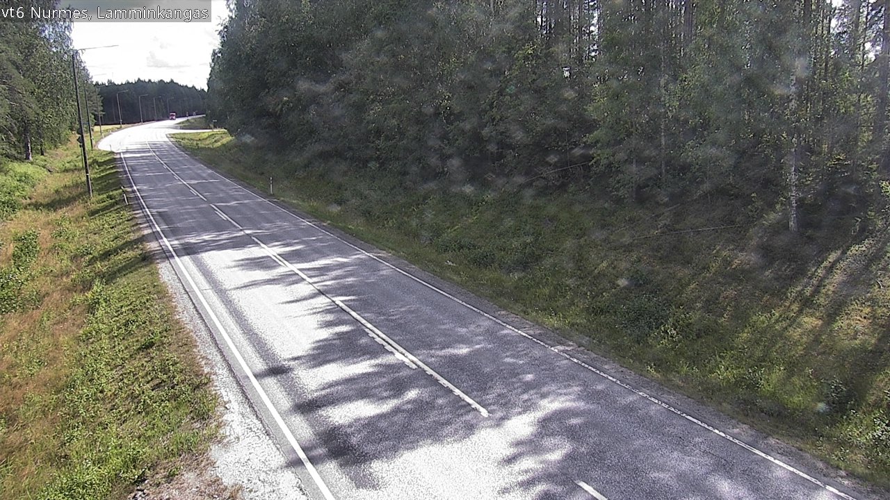 Weather Camera Image Road 6 Nurmes, Lamminkangas, Nurmes, Pohjois-Karjala