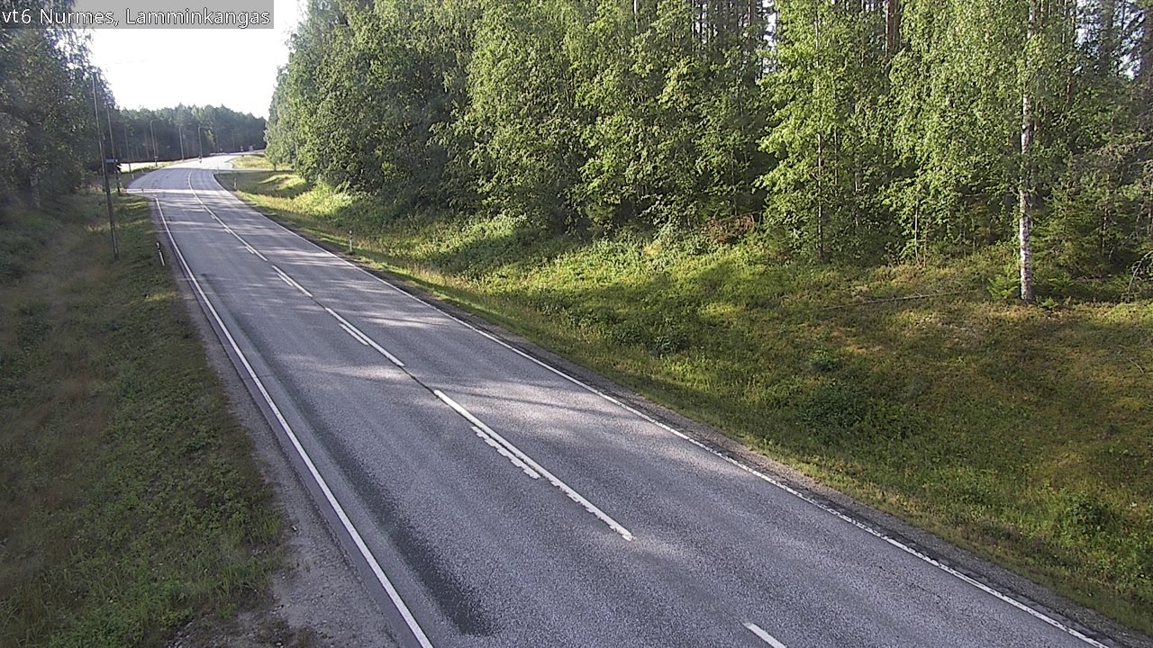 Weather Camera Image Road 6 Nurmes, Lamminkangas, Nurmes, Pohjois-Karjala