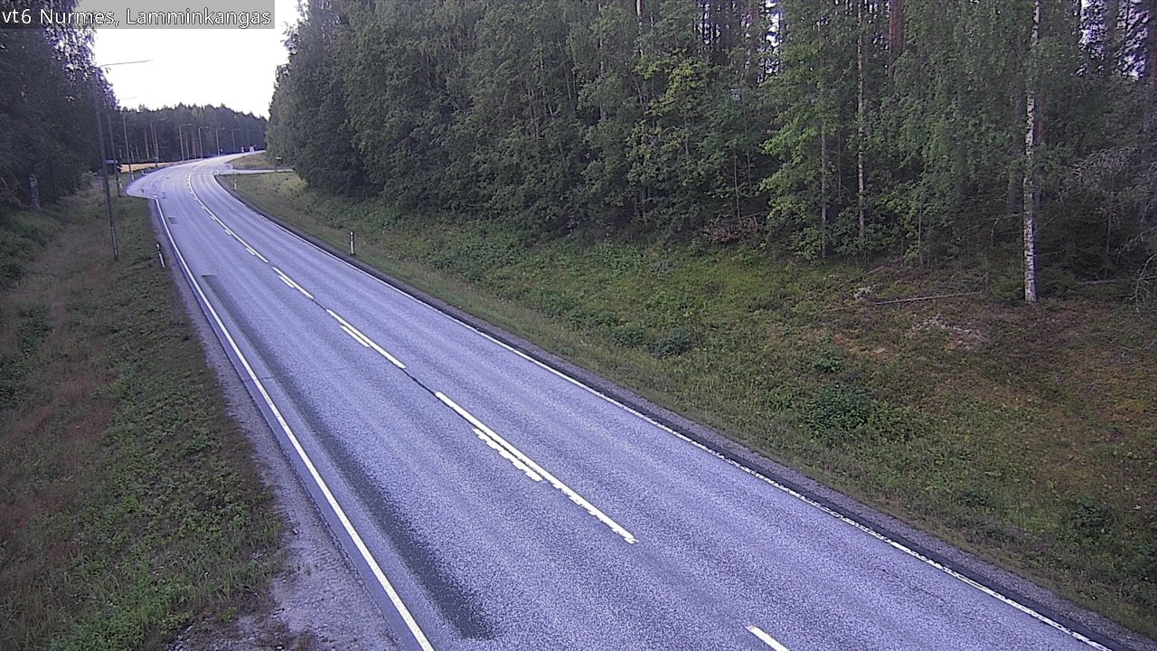 Weather Camera Image Road 6 Nurmes, Lamminkangas, Nurmes, Pohjois-Karjala