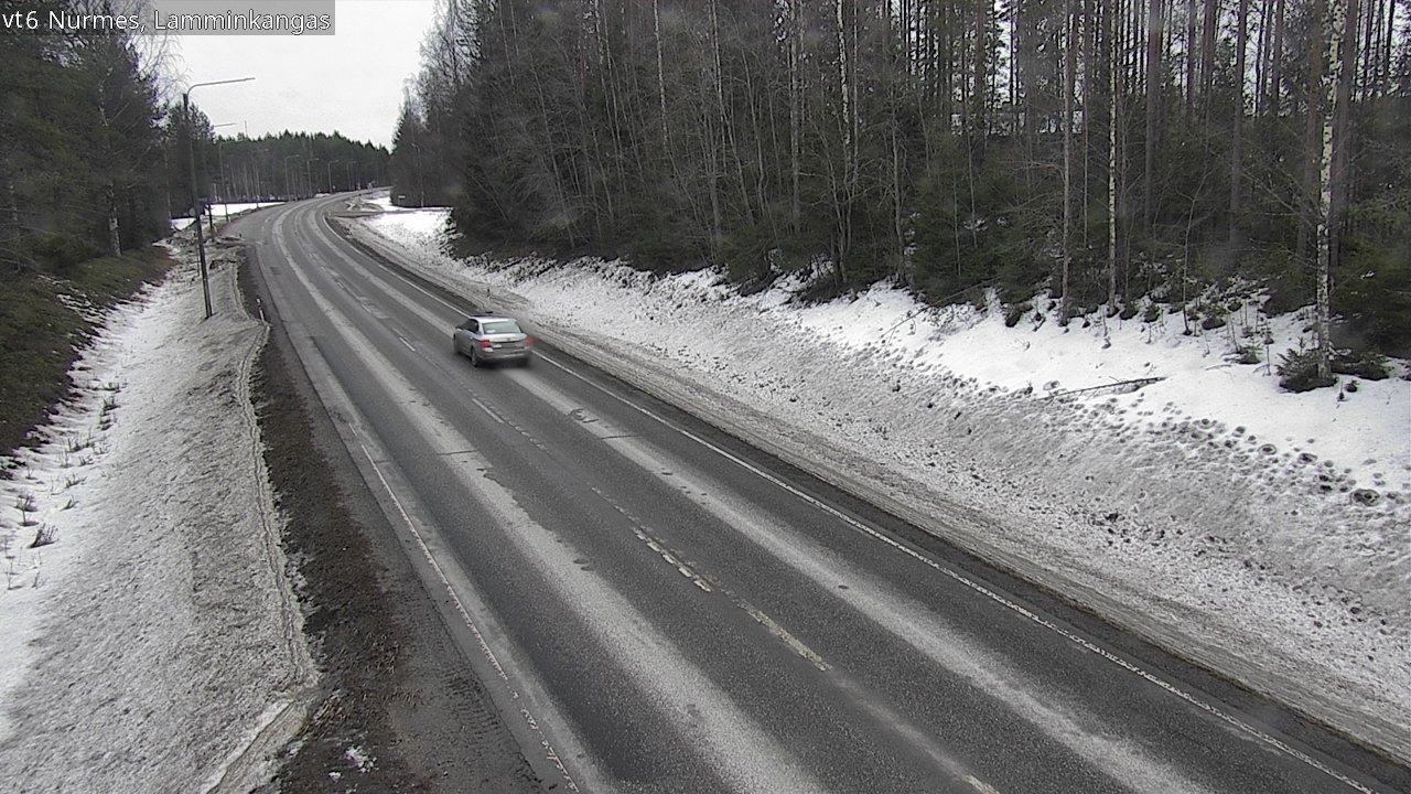 Weather Camera Image Road 6 Nurmes, Lamminkangas, Nurmes, Pohjois-Karjala