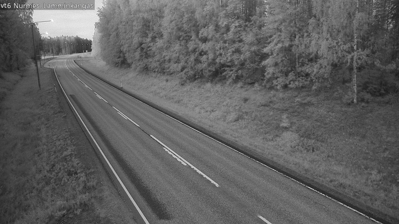 Weather Camera Image Road 6 Nurmes, Lamminkangas, Nurmes, Pohjois-Karjala
