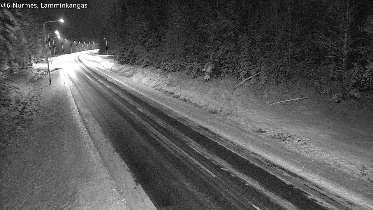 Weather Camera Image Road 6 Nurmes, Lamminkangas, Nurmes, Pohjois-Karjala