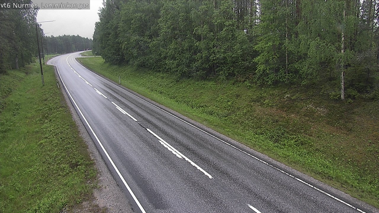 Weather Camera Image Road 6 Nurmes, Lamminkangas, Nurmes, Pohjois-Karjala