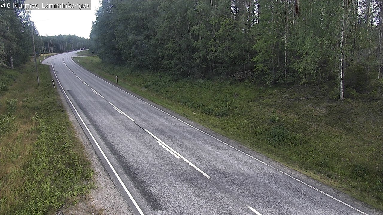 Weather Camera Image Road 6 Nurmes, Lamminkangas, Nurmes, Pohjois-Karjala