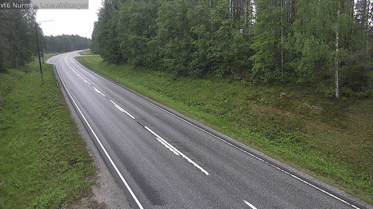 Weather Camera Image Road 6 Nurmes, Lamminkangas, Nurmes, Pohjois-Karjala