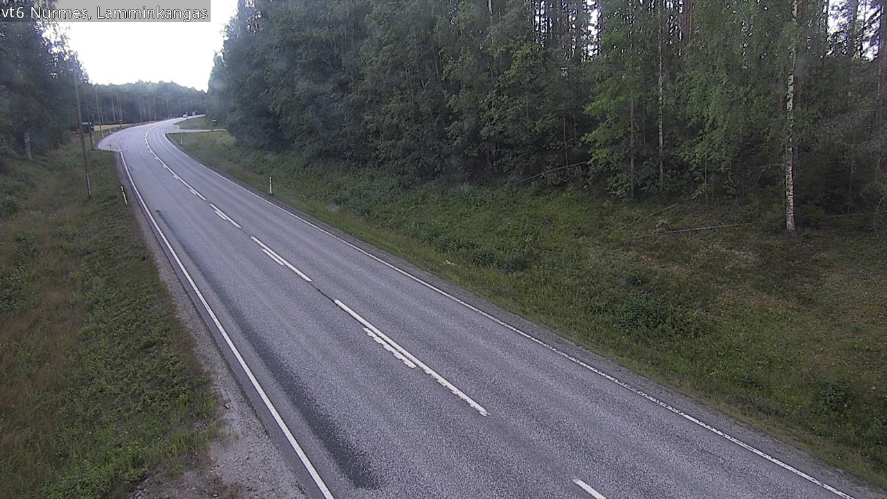 Weather Camera Image Road 6 Nurmes, Lamminkangas, Nurmes, Pohjois-Karjala