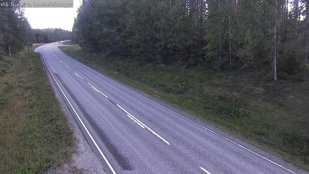 Weather Camera Image Road 6 Nurmes, Lamminkangas, Nurmes, Pohjois-Karjala