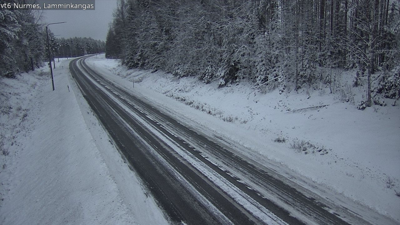 Weather Camera Image Road 6 Nurmes, Lamminkangas, Nurmes, Pohjois-Karjala