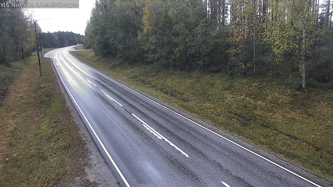 Weather Camera Image Road 6 Nurmes, Lamminkangas, Nurmes, Pohjois-Karjala
