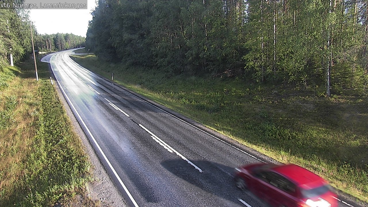Weather Camera Image Road 6 Nurmes, Lamminkangas, Nurmes, Pohjois-Karjala