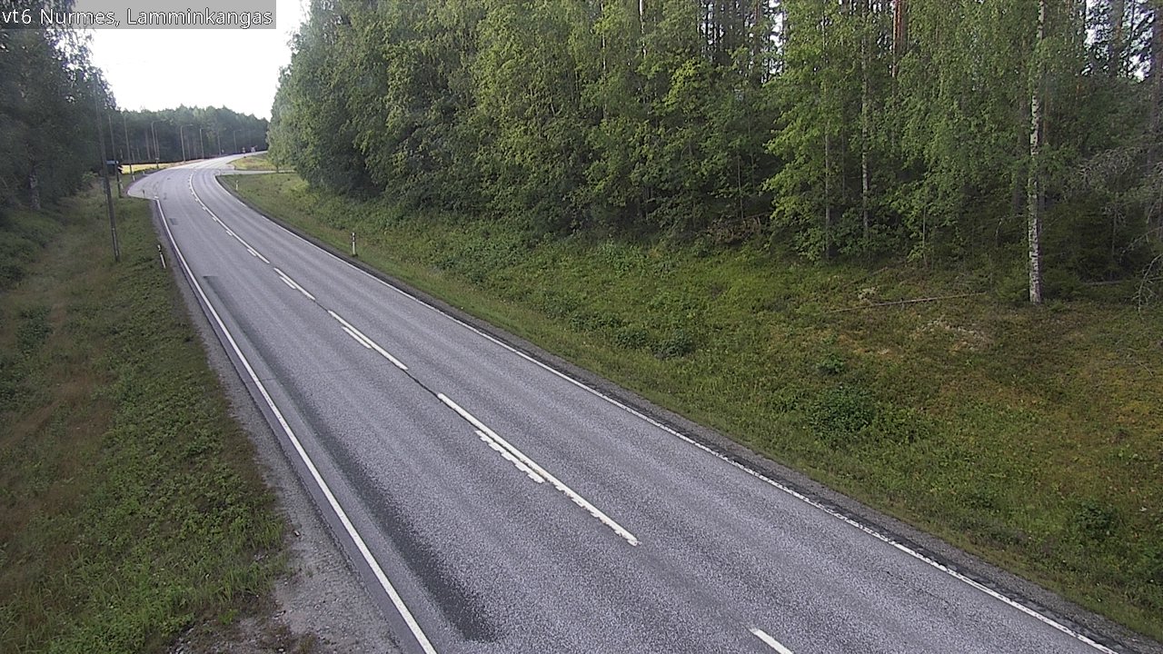 Weather Camera Image Road 6 Nurmes, Lamminkangas, Nurmes, Pohjois-Karjala
