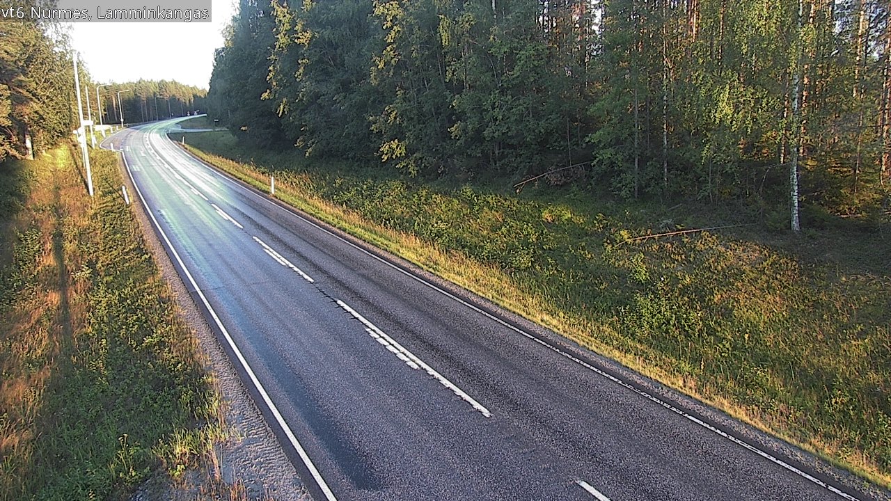 Weather Camera Image Road 6 Nurmes, Lamminkangas, Nurmes, Pohjois-Karjala