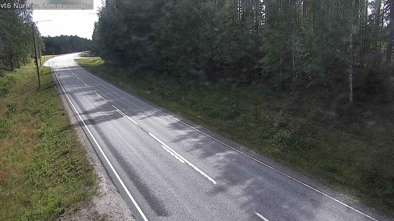 Weather Camera Image Road 6 Nurmes, Lamminkangas, Nurmes, Pohjois-Karjala