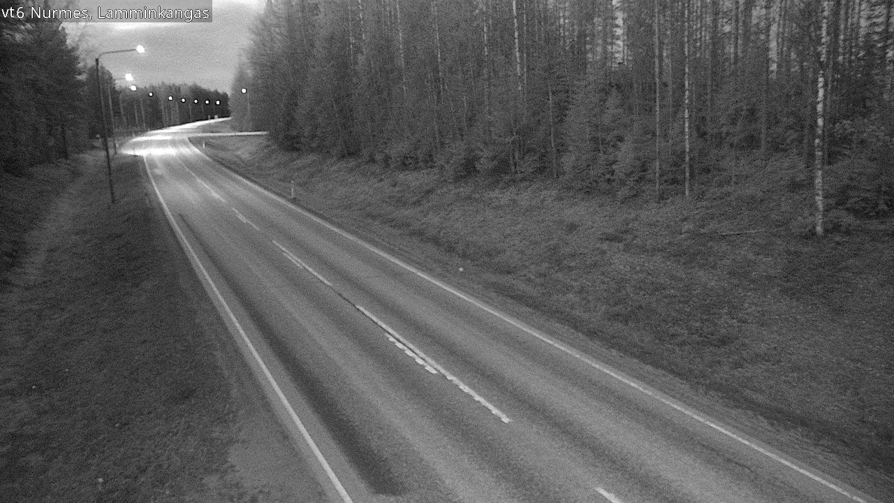 Weather Camera Image Road 6 Nurmes, Lamminkangas, Nurmes, Pohjois-Karjala