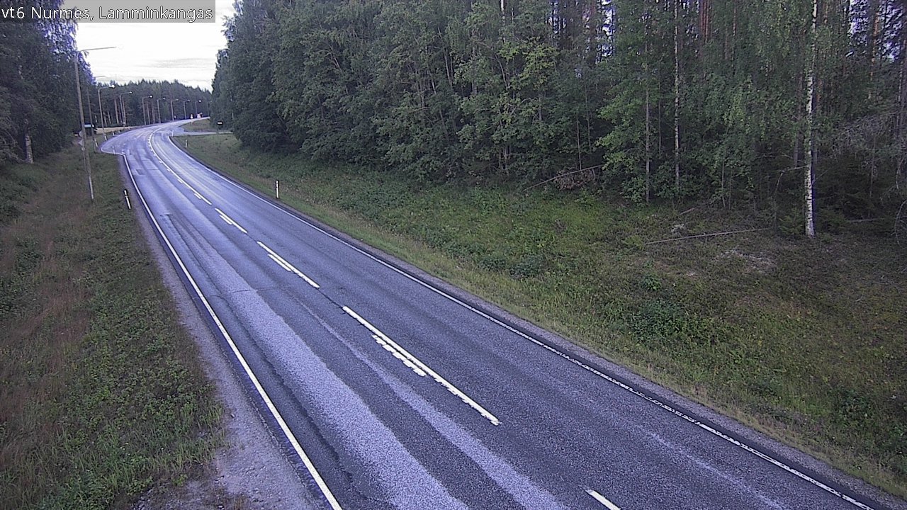 Weather Camera Image Road 6 Nurmes, Lamminkangas, Nurmes, Pohjois-Karjala