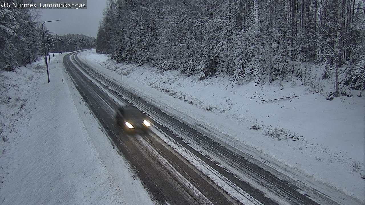 Weather Camera Image Road 6 Nurmes, Lamminkangas, Nurmes, Pohjois-Karjala