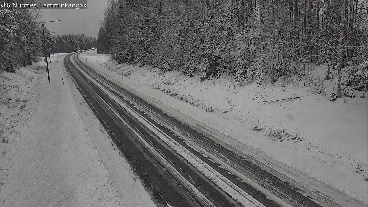 Weather Camera Image Road 6 Nurmes, Lamminkangas, Nurmes, Pohjois-Karjala
