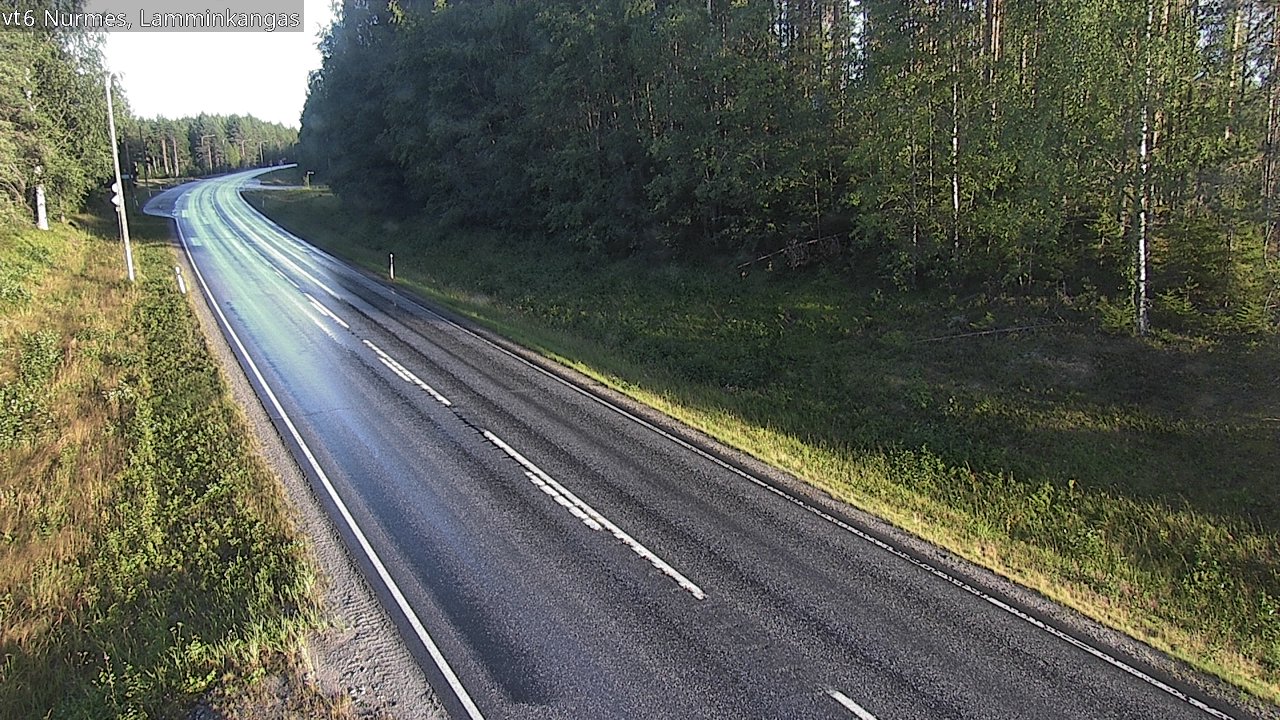 Weather Camera Image Road 6 Nurmes, Lamminkangas, Nurmes, Pohjois-Karjala