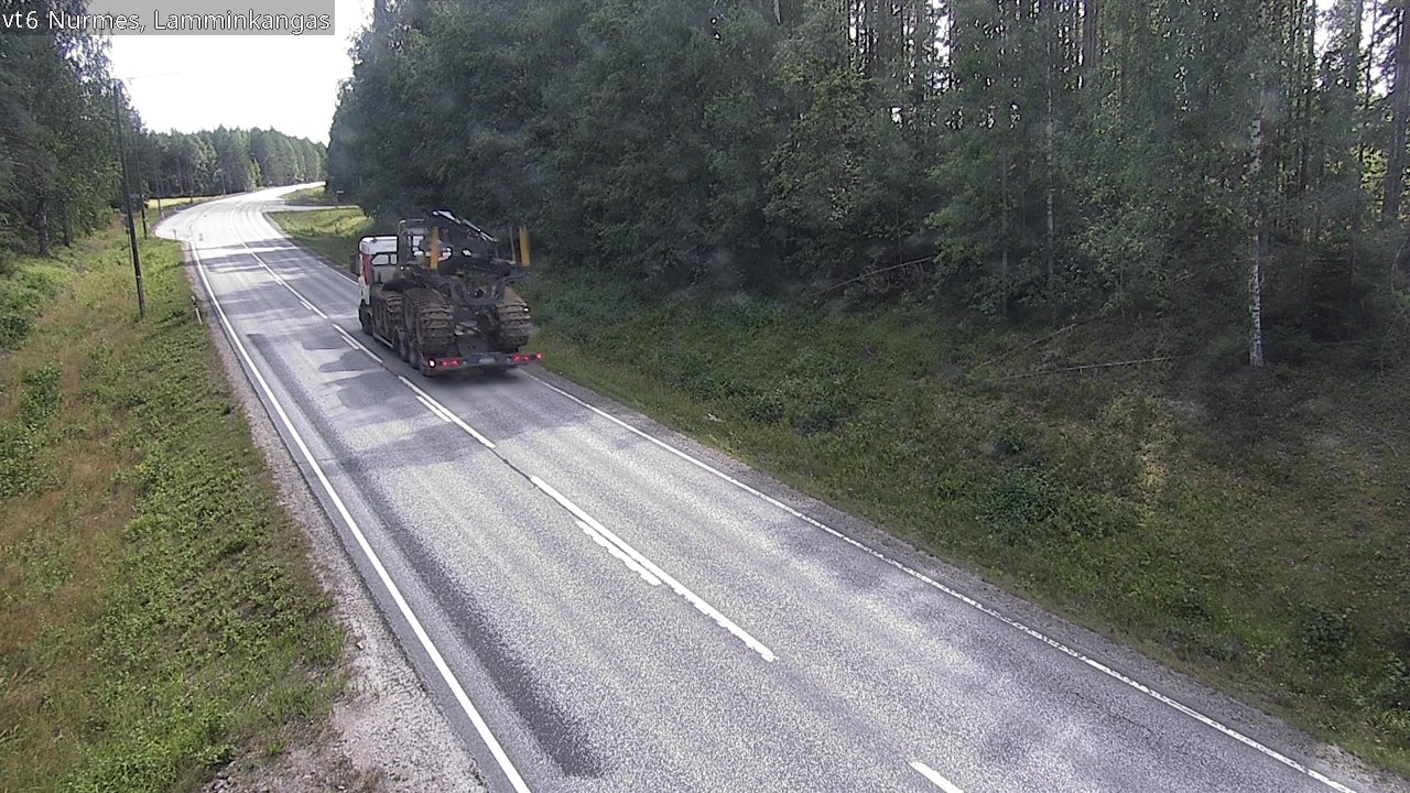 Weather Camera Image Road 6 Nurmes, Lamminkangas, Nurmes, Pohjois-Karjala