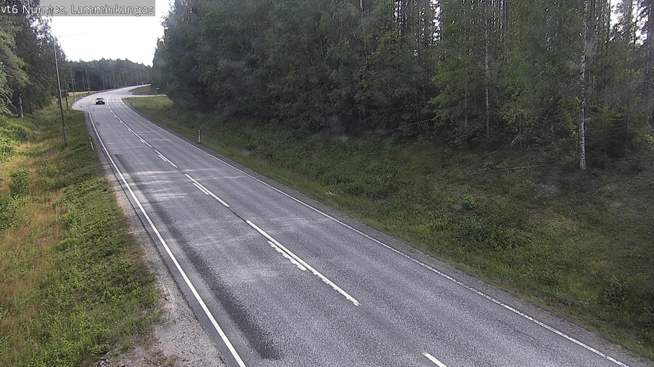 Weather Camera Image Road 6 Nurmes, Lamminkangas, Nurmes, Pohjois-Karjala