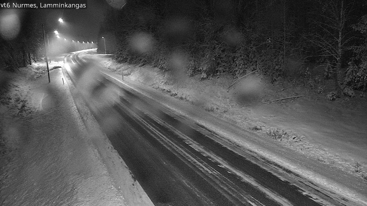 Weather Camera Image Road 6 Nurmes, Lamminkangas, Nurmes, Pohjois-Karjala
