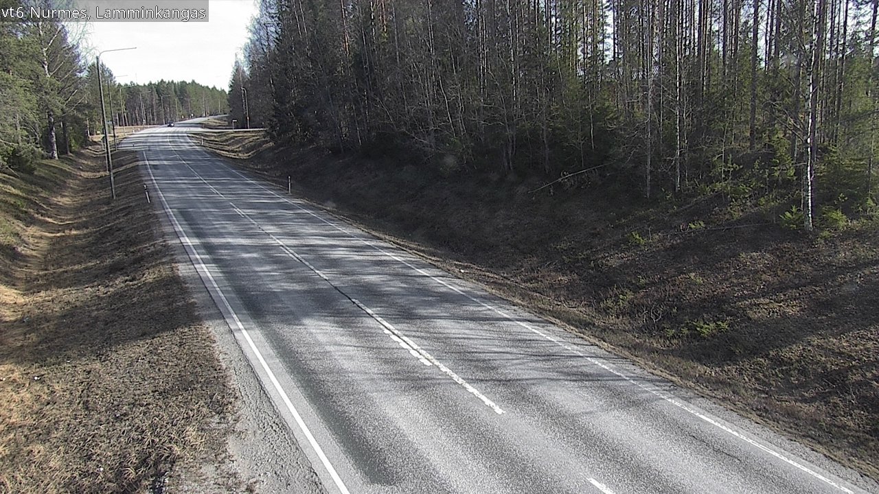 Kelikamerat Kuva Tie 6 Nurmes, Lamminkangas, Nurmes, Pohjois-Karjala