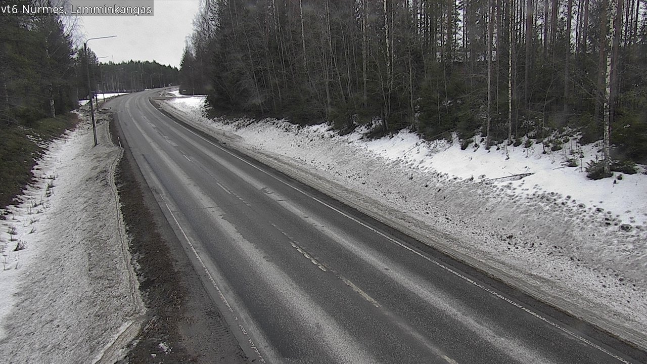 Weather Camera Image Road 6 Nurmes, Lamminkangas, Nurmes, Pohjois-Karjala
