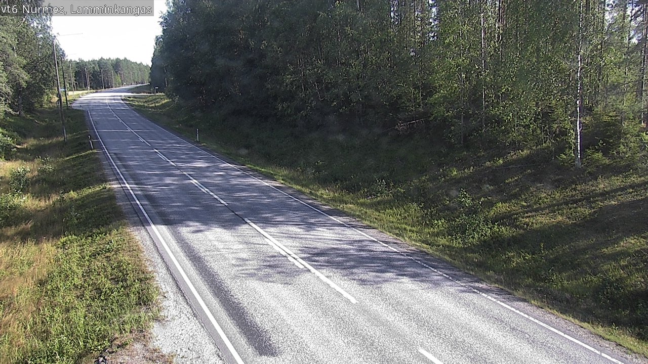 Weather Camera Image Road 6 Nurmes, Lamminkangas, Nurmes, Pohjois-Karjala