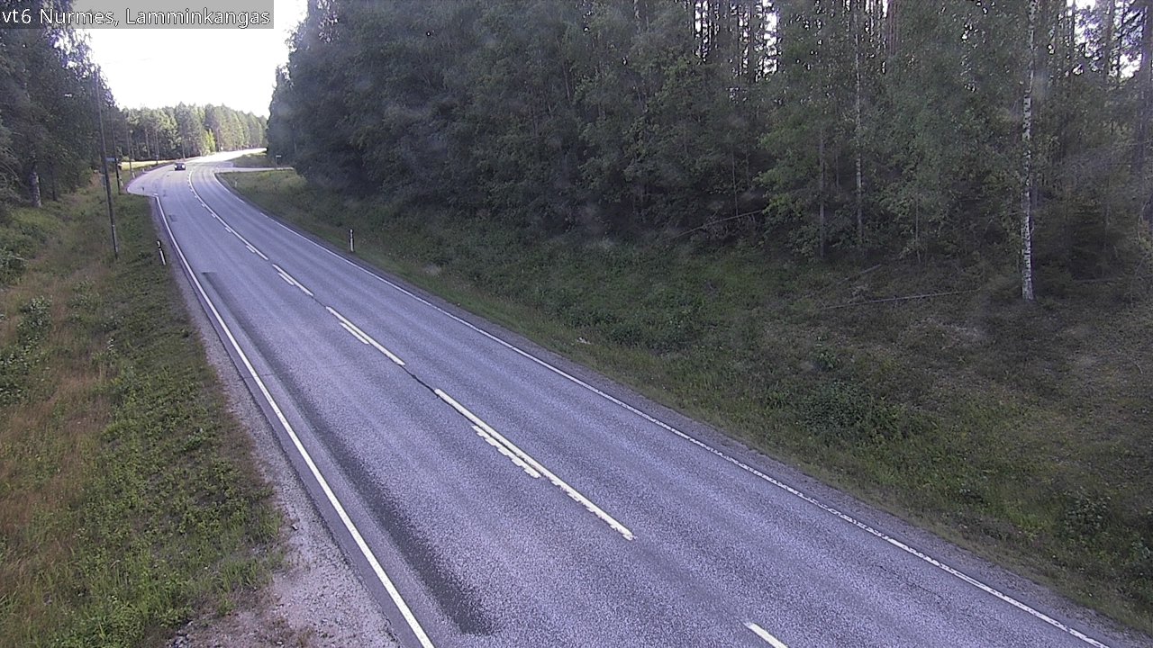 Weather Camera Image Road 6 Nurmes, Lamminkangas, Nurmes, Pohjois-Karjala