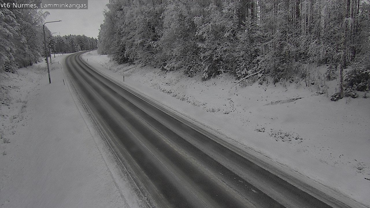 Weather Camera Image Road 6 Nurmes, Lamminkangas, Nurmes, Pohjois-Karjala