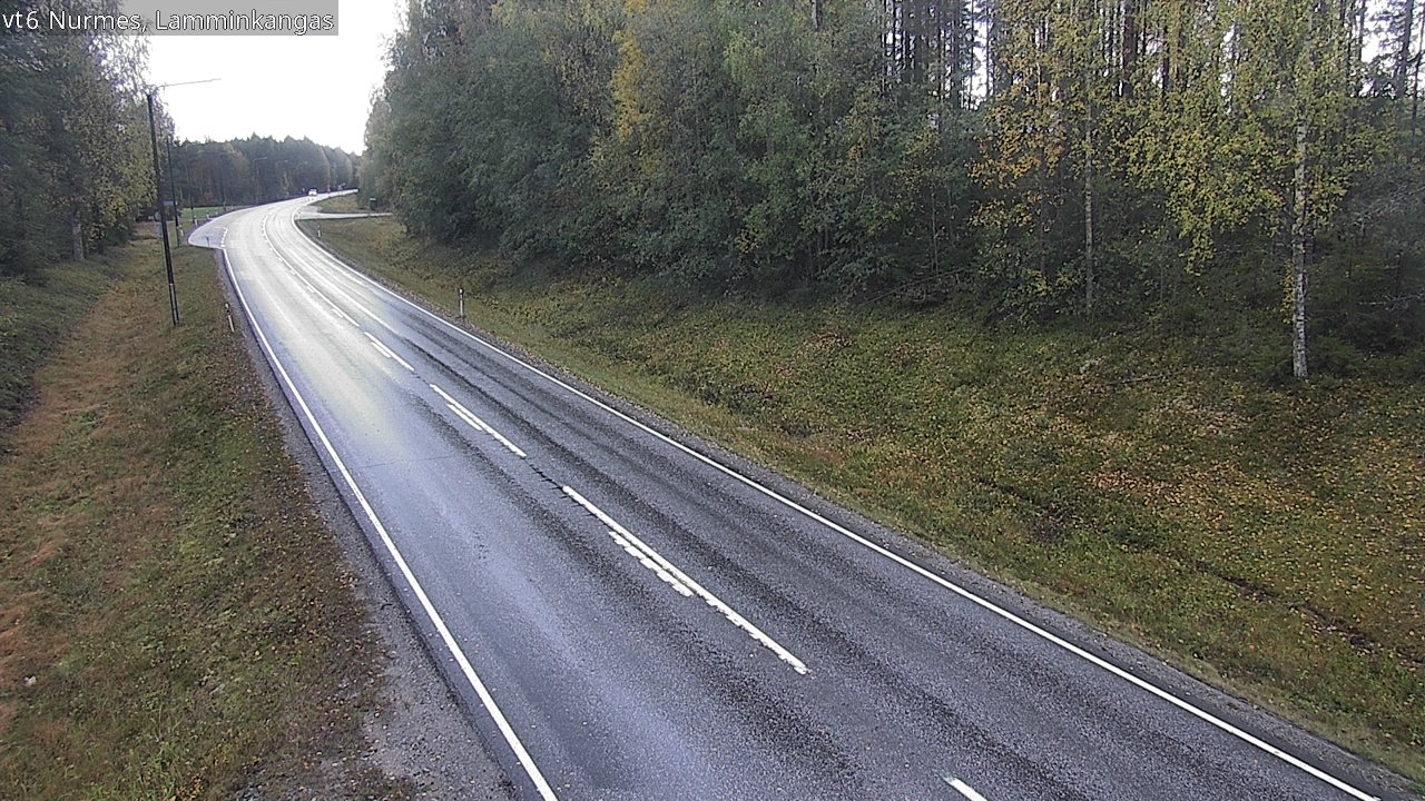 Weather Camera Image Road 6 Nurmes, Lamminkangas, Nurmes, Pohjois-Karjala