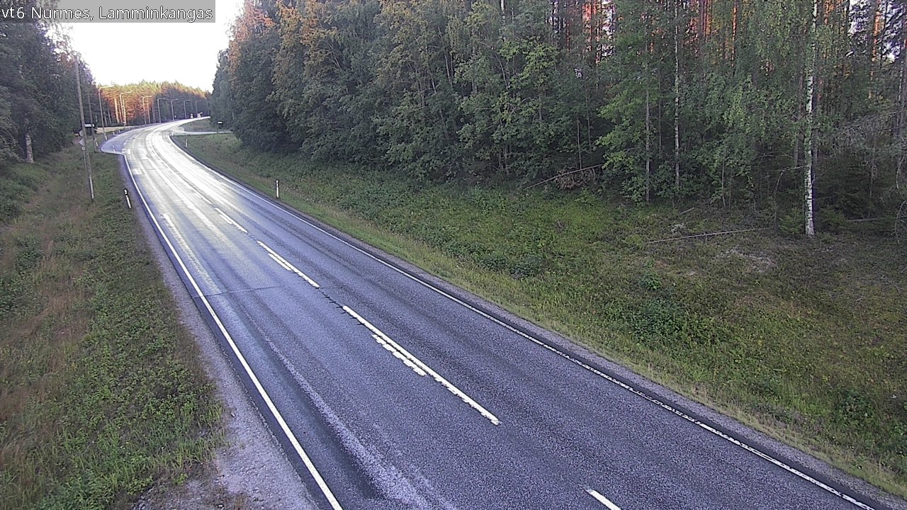 Weather Camera Image Road 6 Nurmes, Lamminkangas, Nurmes, Pohjois-Karjala