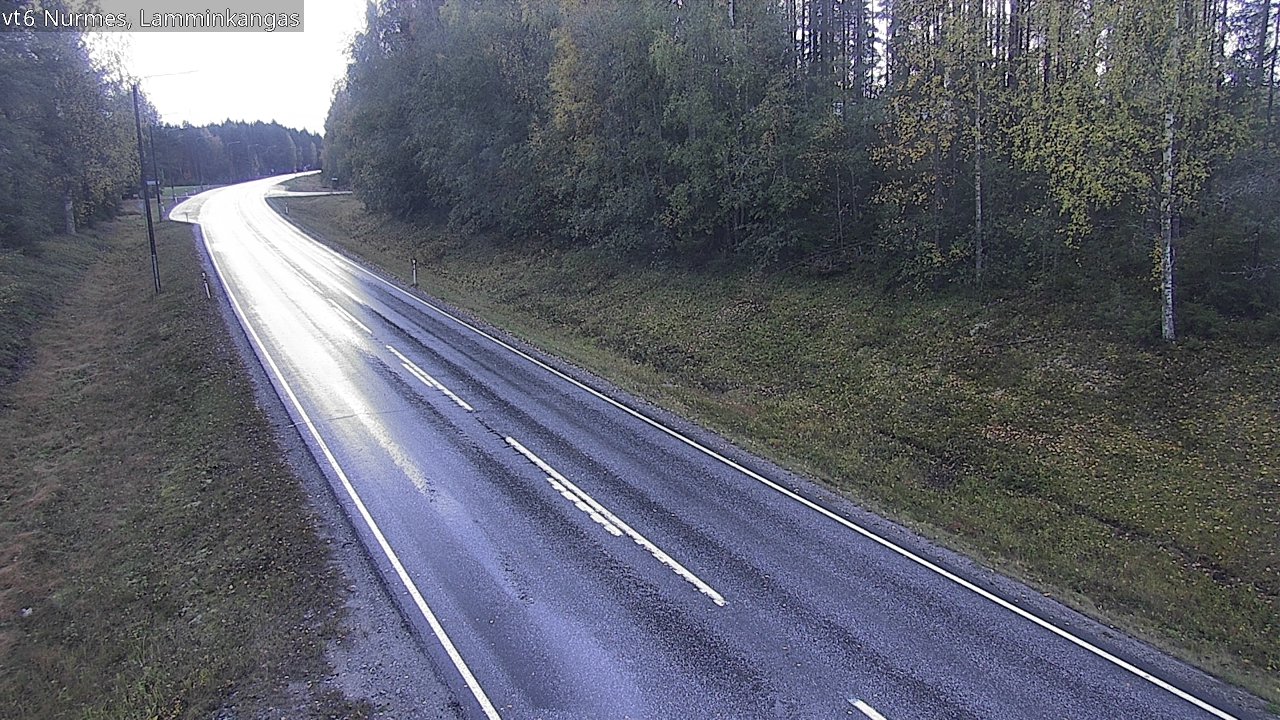 Weather Camera Image Road 6 Nurmes, Lamminkangas, Nurmes, Pohjois-Karjala