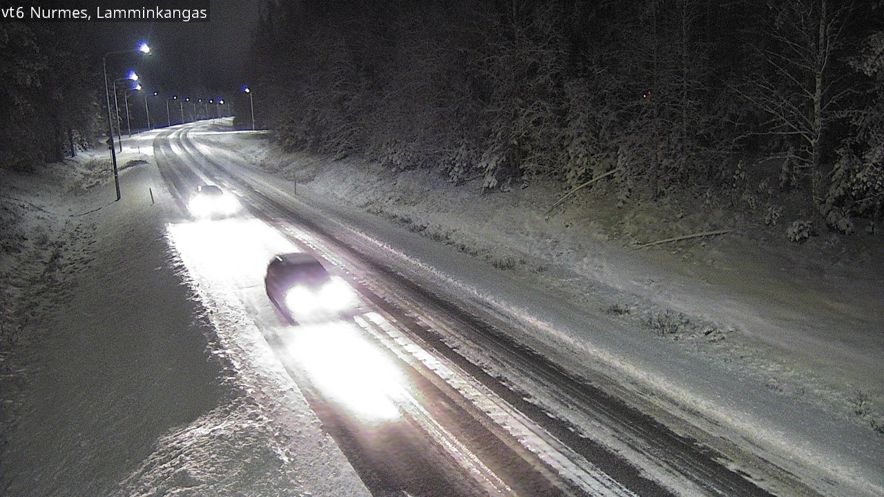 Weather Camera Image Road 6 Nurmes, Lamminkangas, Nurmes, Pohjois-Karjala